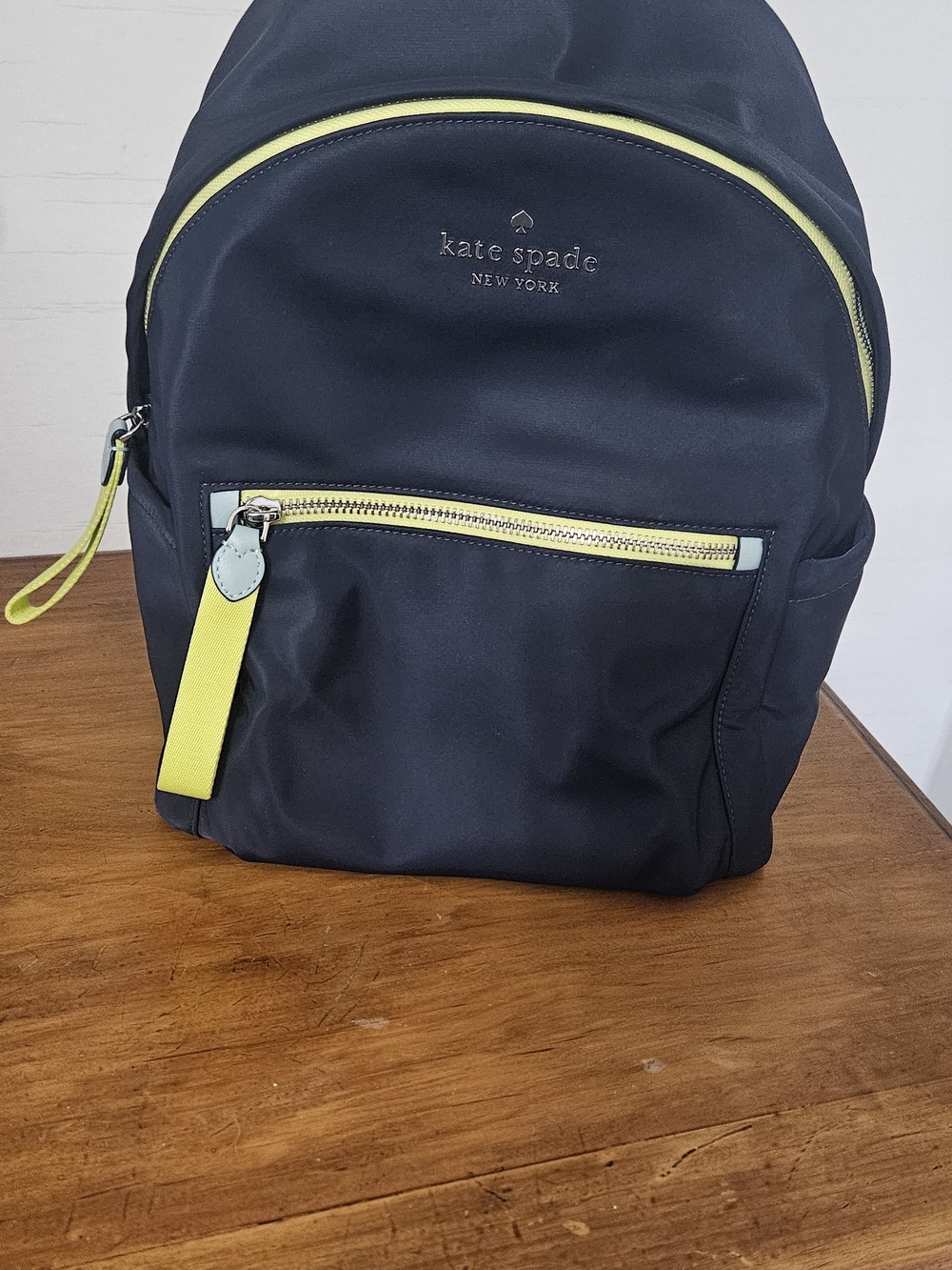 Kate Spade Nylon Backpack in Blue & Yellow